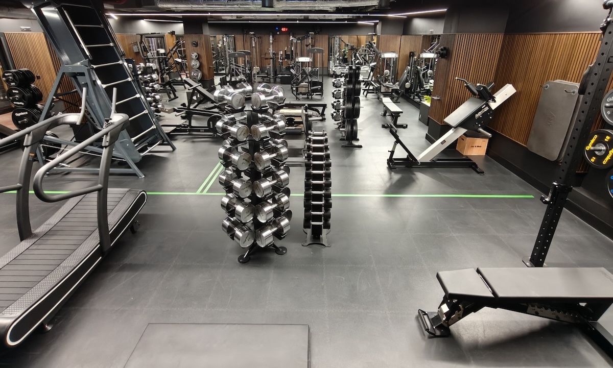 Recharge Bureau gym interior