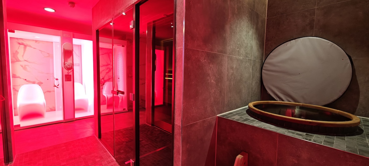 Biohacking spa cold plunge
